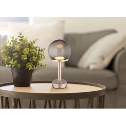 Globo - LED Himmennettävä ladattava kosketuspöytävalaisin LED/2,5W/5V 1800mAh 2700/4000/6500K Ruusukulta