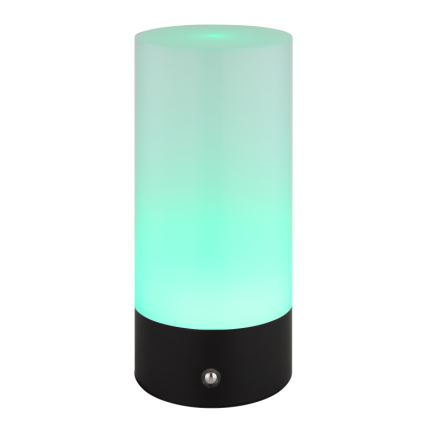 Globo - LED RGBW himmennettävä kosketusohjattu ulkokäyttöön tarkoitettu pöytävalaisin LED/1,8W/5V 1500 mAh musta
