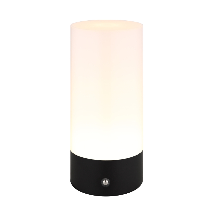 Globo - LED RGBW himmennettävä kosketusohjattu ulkokäyttöön tarkoitettu pöytävalaisin LED/1,8W/5V 1500 mAh musta