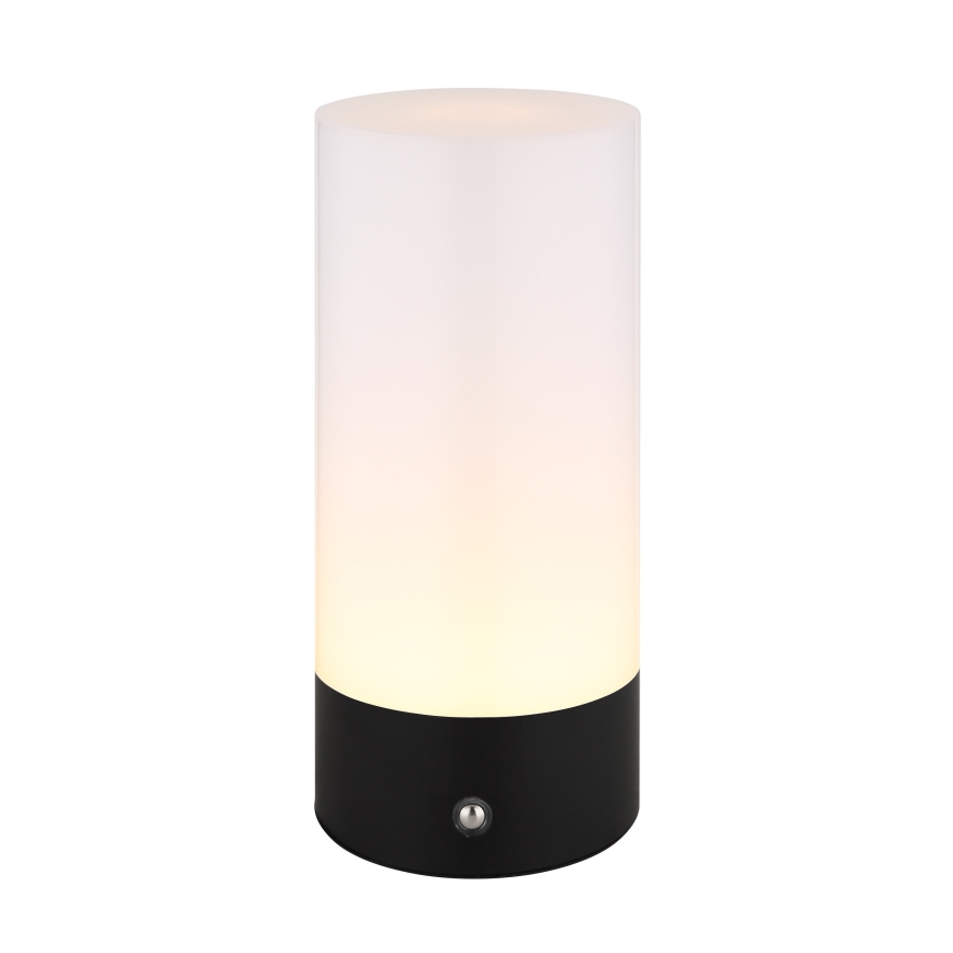 Globo - LED RGBW himmennettävä kosketusohjattu ulkokäyttöön tarkoitettu pöytävalaisin LED/1,8W/5V 1500 mAh musta