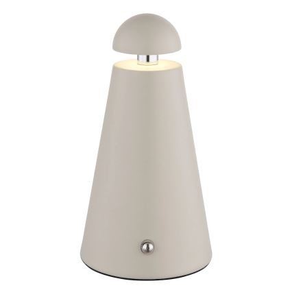 Globo - LED Himmennettävä kosketusohjattu ladattava pöytävalaisin LED/1,2W/5V 1200 mAh 2700/4500/6000K