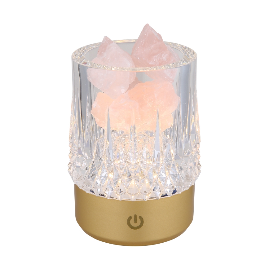 Globo - LED himmennettävä kosketuspöytävalaisin LED/1W/5V 3000K 1200 mAh kulta