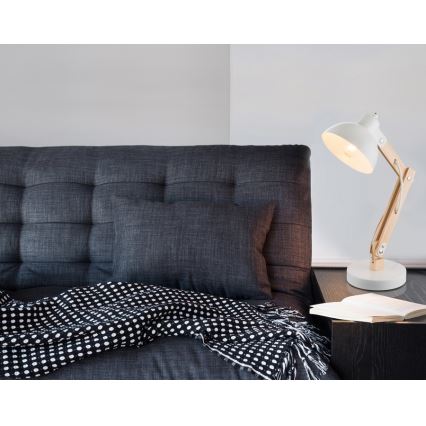 Globo - Pöytävalaisin 1xE27/40W/230V pyökki