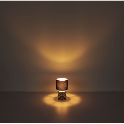 Globo - Pöytävalaisin 1xE14/40W/230V musta/kulta