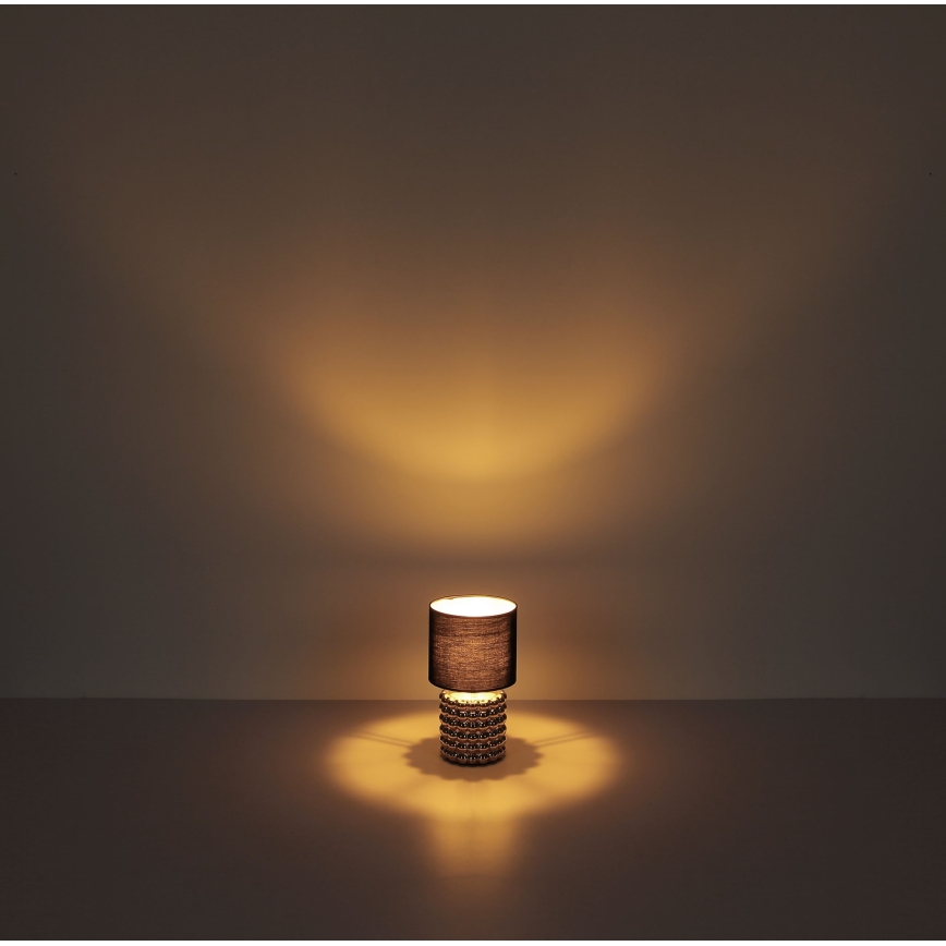 Globo - Pöytävalaisin 1xE14/40W/230V musta/kulta