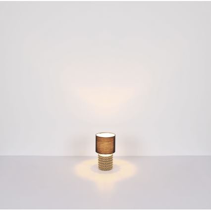 Globo - Pöytävalaisin 1xE14/40W/230V musta/kulta