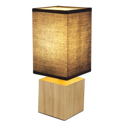 Globo - Pöytävalaisin 1xE27/7W/230V musta/ruskea