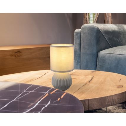 Globo - Pöytävalaisin 1xE14/40W/230V harmaa