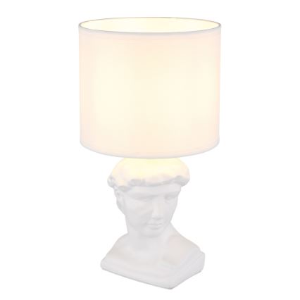 Globo - Pöytävalaisin 1xE14/40W/230V valkoinen