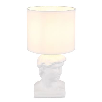 Globo - Pöytävalaisin 1xE14/40W/230V valkoinen