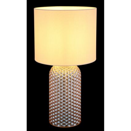 Globo - Pöytävalaisin 1xE27/60W/230V beige