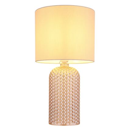 Globo - Pöytävalaisin 1xE27/60W/230V beige