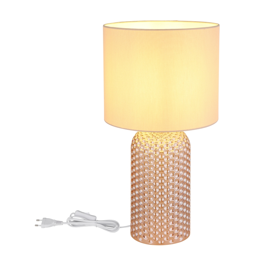 Globo - Pöytävalaisin 1xE27/60W/230V beige