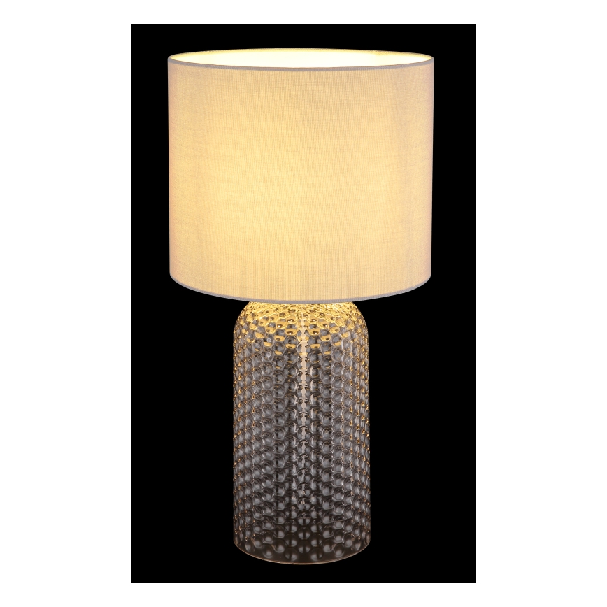 Globo - Pöytävalaisin 1xE27/60W/230V harmaa