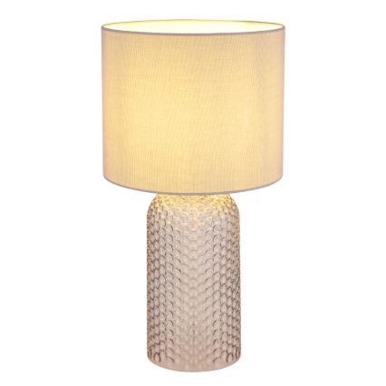 Globo - Pöytävalaisin 1xE27/60W/230V harmaa