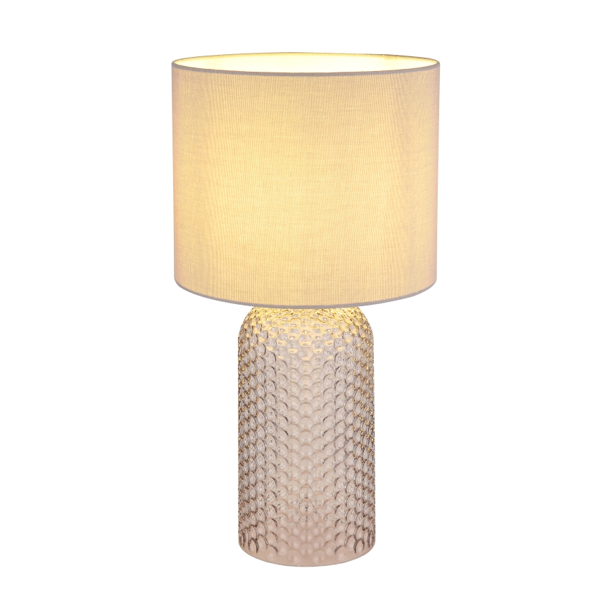 Globo - Pöytävalaisin 1xE27/60W/230V harmaa