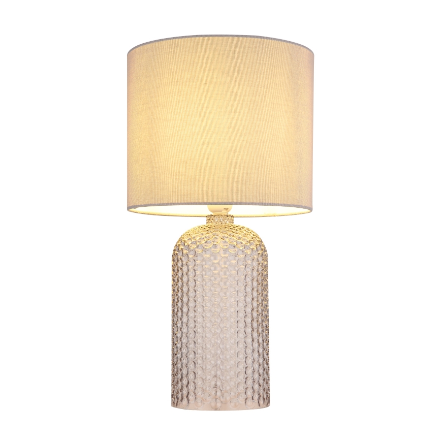 Globo - Pöytävalaisin 1xE27/60W/230V harmaa