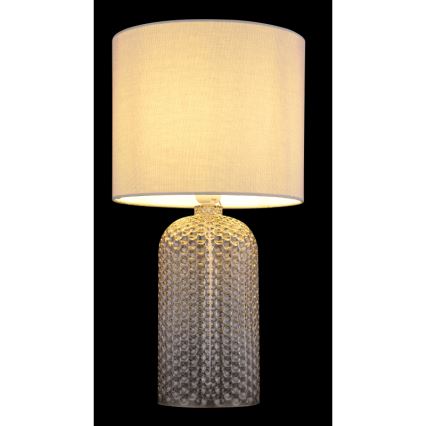 Globo - Pöytävalaisin 1xE27/60W/230V harmaa