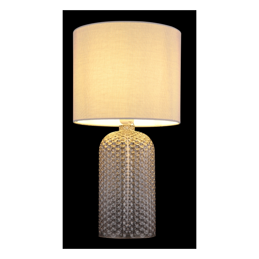 Globo - Pöytävalaisin 1xE27/60W/230V harmaa