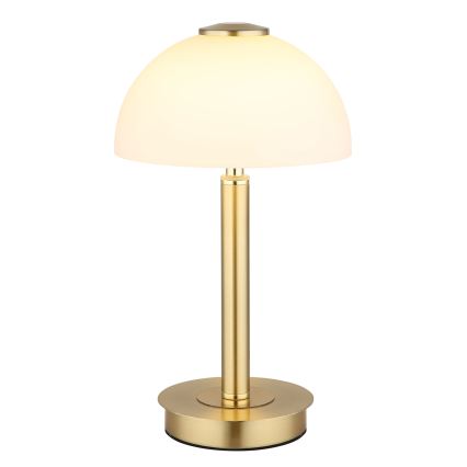 Globo - LED himmennettävä kosketusohjattu pöytälamppu LED/7W/230V 3000K messinki