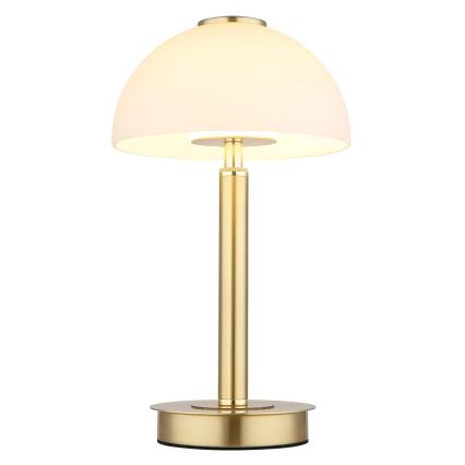 Globo - LED himmennettävä kosketusohjattu pöytälamppu LED/7W/230V 3000K messinki