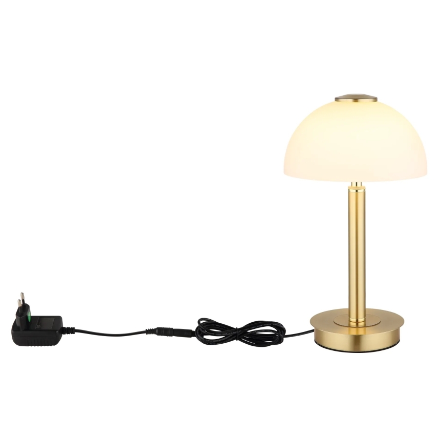 Globo - LED himmennettävä kosketusohjattu pöytälamppu LED/7W/230V 3000K messinki