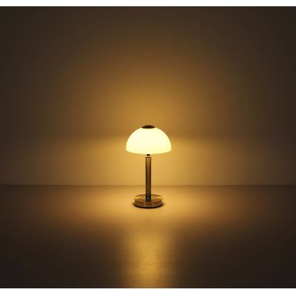 Globo - LED himmennettävä kosketuspöytälamppu LED/7W/230V 3000K mattakromi
