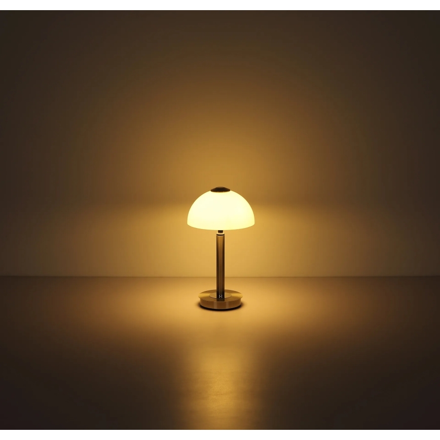 Globo - LED himmennettävä kosketuspöytälamppu LED/7W/230V 3000K mattakromi