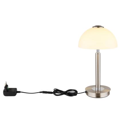 Globo - LED himmennettävä kosketuspöytälamppu LED/7W/230V 3000K mattakromi
