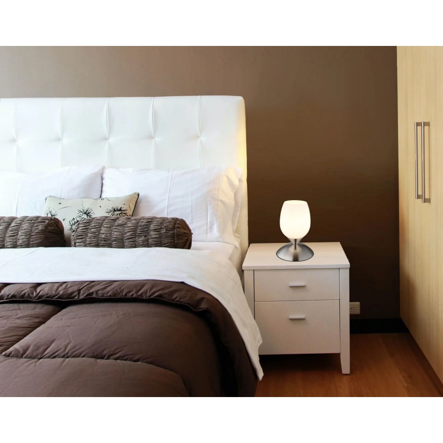 Globo - Pöytä kosketus lamppu 1xE14/25W/230V mattakromi