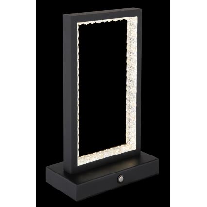 Globo - LED himmennettävä kosketuspöytävalaisin LED/3W/3,7V 2700K/4000K/6500K 1800 mAh USB musta