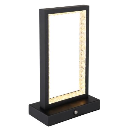 Globo - LED himmennettävä kosketuspöytävalaisin LED/3W/3,7V 2700K/4000K/6500K 1800 mAh USB musta