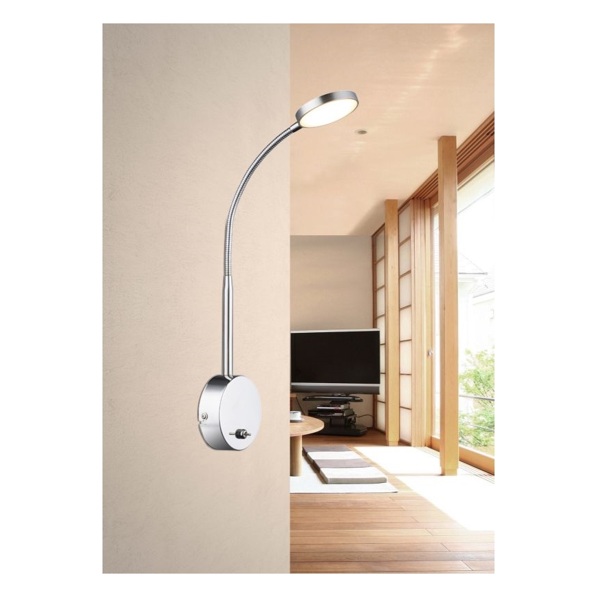 Globo - LED-seinävalaisin LED/6W/230V