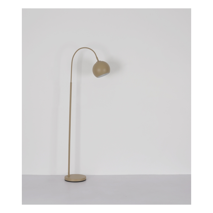 Globo - Lattialamppu 1xE27/60W/230V beige