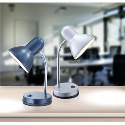 Globo - Pöytävalaisin 1xE27/40W/230V sininen