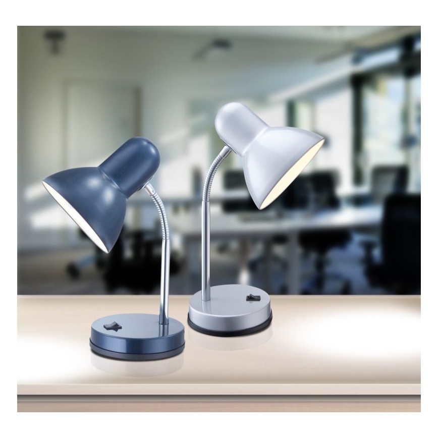 Globo - Pöytävalaisin 1xE27/40W/230V sininen