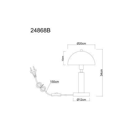 Globo - Pöytävalaisin 1xE14/40W/230V