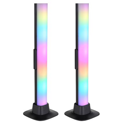 Globo RGB- SETTI 2x LED RGB Himmennettävä pöytävalaisin 2in1 LED/2W/5V USB Wi-Fi Tuya