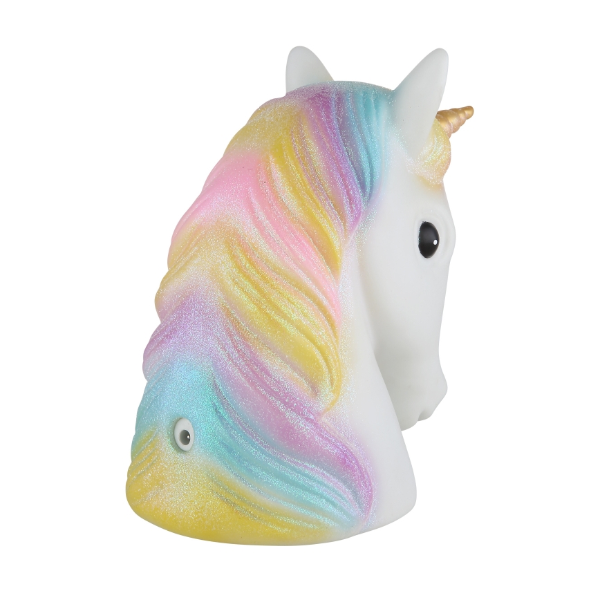 Globo - LED lasten yöpöytälamppu LED/1W/230/4,5V 3xAA yksisarvinen