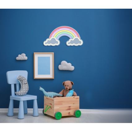 Globo - LED-neonseinäkoriste LED/3W/USB sateenkaari