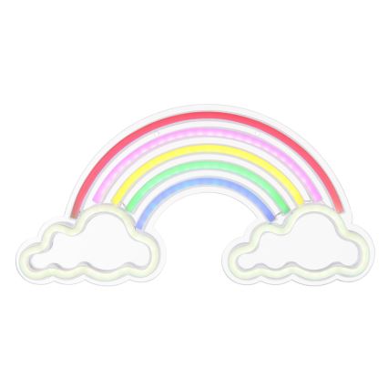 Globo - LED-neonseinäkoriste LED/3W/USB sateenkaari