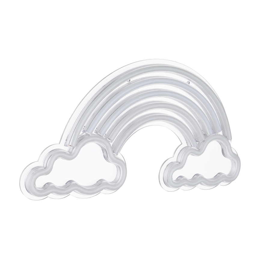 Globo - LED-neonseinäkoriste LED/3W/USB sateenkaari