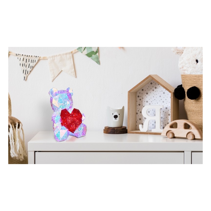 Globo - LED-pöytäkoriste LED/6W/5V USB karhu