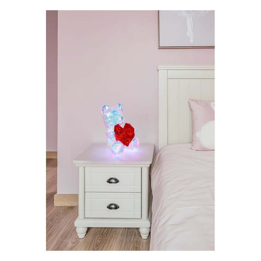 Globo - LED-pöytäkoriste LED/6W/5V USB karhu