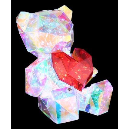 Globo - LED himmennettävä ladattava pöytäkoriste LED/3W/5V 1200 mAh karhu