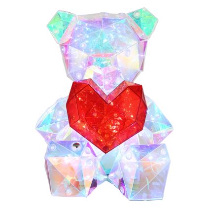 Globo - LED himmennettävä ladattava pöytäkoriste LED/3W/5V 1200 mAh karhu