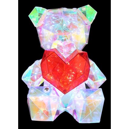 Globo - LED himmennettävä ladattava pöytäkoriste LED/3W/5V 1200 mAh karhu