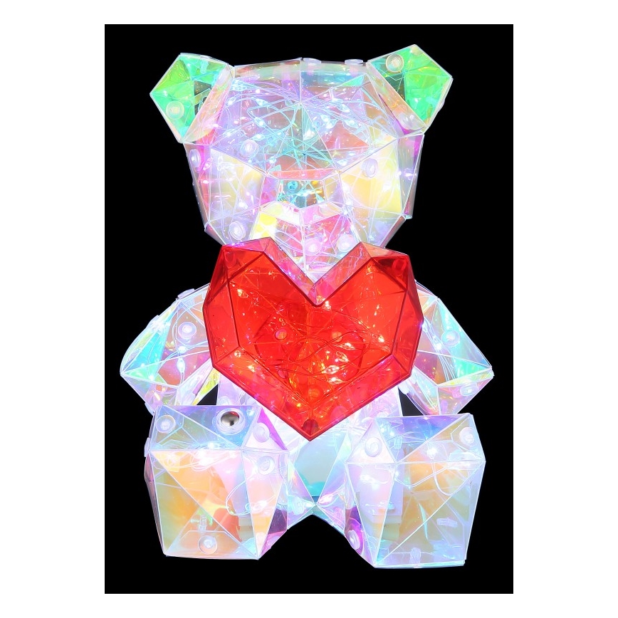 Globo - LED himmennettävä ladattava pöytäkoriste LED/3W/5V 1200 mAh karhu