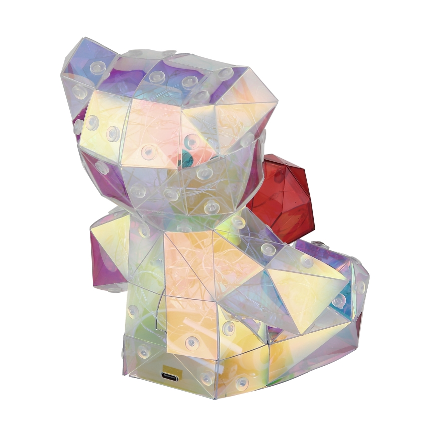 Globo - LED himmennettävä ladattava pöytäkoriste LED/3W/5V 1200 mAh karhu