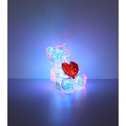 Globo - LED himmennettävä ladattava pöytäkoriste LED/3W/5V 1200 mAh karhu